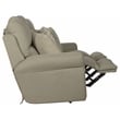 Catnapper Eastland Power Lay Flat Reclining Sofa in Beige Fabric