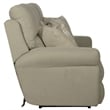 Catnapper Eastland Power Lay Flat Reclining Sofa in Beige Fabric