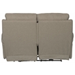 Catnapper Eastland Lay Flat Reclining Loveseat in Gray Polyester Fabric