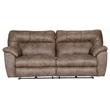 Catnapper Thompson Power Reclining Sofa in Brown Polyester Fabric