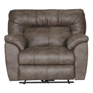 catnapper thompson power wall hugger recliner in brown polyester fabric