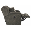 Catnapper Maxim Dual Reclining Loveseat in Soft Charcoal Gray Polyester Fabric