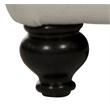 Catnapper Cora Ottoman in Plush Ecru 