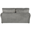 Catnapper Jefferson Loveseat with Cuddler Cushions in Gray Polyester Fabric