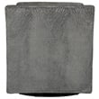 Catnapper Jefferson Swivel Accent Chair in Gray Polyester Fabric