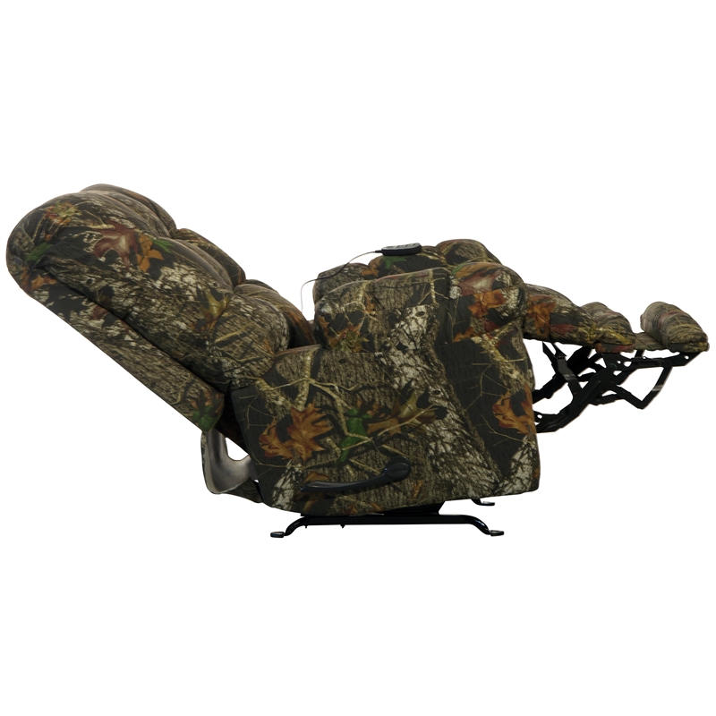 Catnapper Cloud Nine Chaise Rocker Recliner Chair in Mossy Oak Print