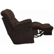 Catnapper Cloud 12 Power Lay Flat Chaise Recliner in Chocolate