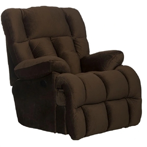 Catnapper Cloud 12 Power Lay Flat Chaise Recliner in Chocolate