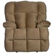 Catnapper Cloud 12 Power Lay Flat Chaise Recliner in Camel