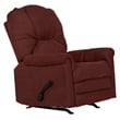 Catnapper Winner  Rocker Recliner in Sangria Red Polyester Microfiber Fabric