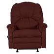 Catnapper Winner  Rocker Recliner in Sangria Red Polyester Microfiber Fabric