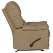 Catnapper Winner Rocker Recliner in Linen Beige Polyester Microfiber Fabric