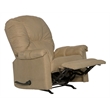 Catnapper Winner Rocker Recliner in Linen Beige Polyester Microfiber Fabric