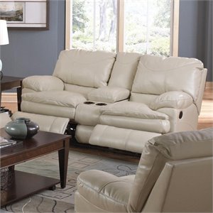 Perez Console Loveseat in Ice
