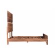 Taran Designs Harper Live Edge Solid Wood Queen Panel Bed in Brown