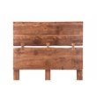 Taran Designs Harper Live Edge Solid Wood Queen Panel Bed in Brown