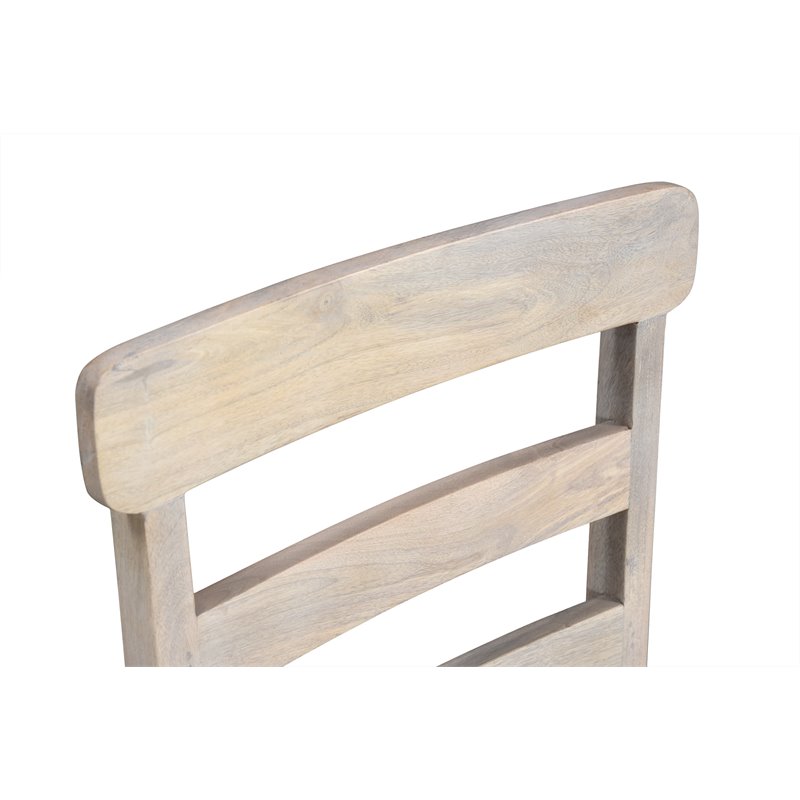 Taran Designs Brooke Solid Wood Dining Chairs (Set of 2) in White