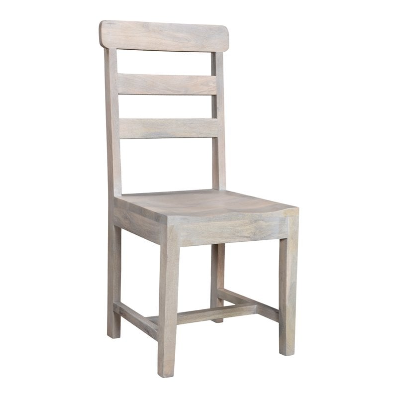 Taran Designs Brooke Solid Wood Dining Chairs (Set of 2) in White