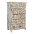 Taran Designs Hayden 6-drawer Solid Wood Chest in White Multicolor