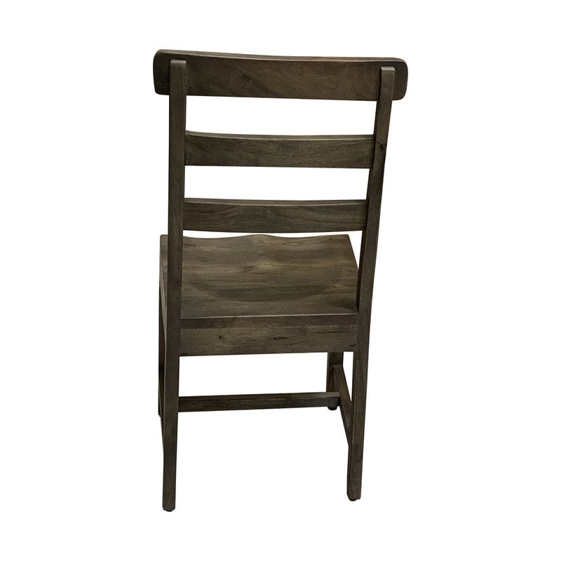 Taran Designs Brooke Solid Wood Dining Chairs (Set of 2) in Dark Brown