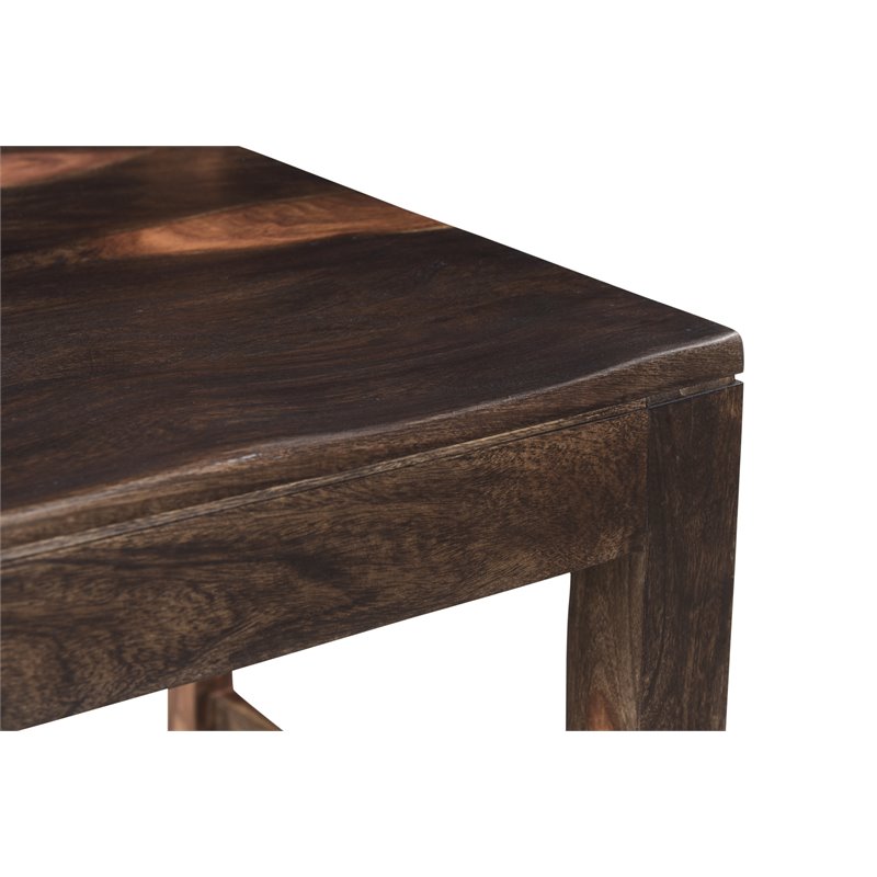 Taran Designs Harper Solid Wood Dining Chairs (Set of 2) in Dark Brown