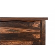 Taran Designs Darcy 6-drawer Live Edge Solid Wood Dresser in Dark Brown