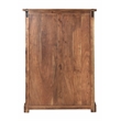Taran Designs Darcy 5-drawer Live Edge Solid Wood Chest in Dark Brown