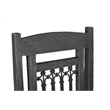 Taran Designs Milton Carved Solid Wood Dining Chairs (Set of 2) in Black