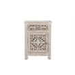 Taran Designs Monte 1-drawer 1-door Solid Wood Nightstand (Left) in White