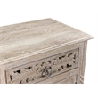 Taran Designs Monte 1-drawer 1-door Solid Wood Nightstand (Left) in White