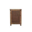 Taran Designs Monte 1-drawer 1-door Solid Wood Nightstand (Left) in White