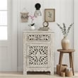 Taran Designs Monte 1-drawer 1-door Solid Wood Nightstand (Right) in White