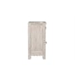 Taran Designs Monte 1-drawer 1-door Solid Wood Nightstand (Right) in White