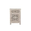Taran Designs Monte 1-drawer 1-door Solid Wood Nightstand (Right) in White