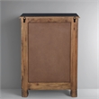 Taran Designs Monte 1-drawer 1-door Solid Wood Nightstand (Left) in Black