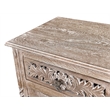 Taran Designs Monte 1-drawer 1-door Solid Wood Nightstand (Left) in Gray