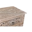 Taran Designs Monte 1-drawer 1-door Solid Wood Nightstand (Right) in Gray