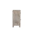 Taran Designs Monte 1-drawer 1-door Solid Wood Nightstand (Right) in Gray
