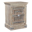 Taran Designs Baker 1-door Solid Wood Nightstand (Left) in White