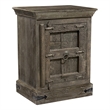 Taran Designs Baker 1-door Solid Wood Nightstand (Right) in Dark Brown