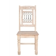 Taran Designs Milton Carved Solid Wood Dining Chairs (Set of 2) in White