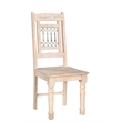 Taran Designs Milton Carved Solid Wood Dining Chairs (Set of 2) in White