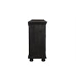 Taran Designs Monte 4-drawer 4-door Carved Solid Wood Sideboard in Black