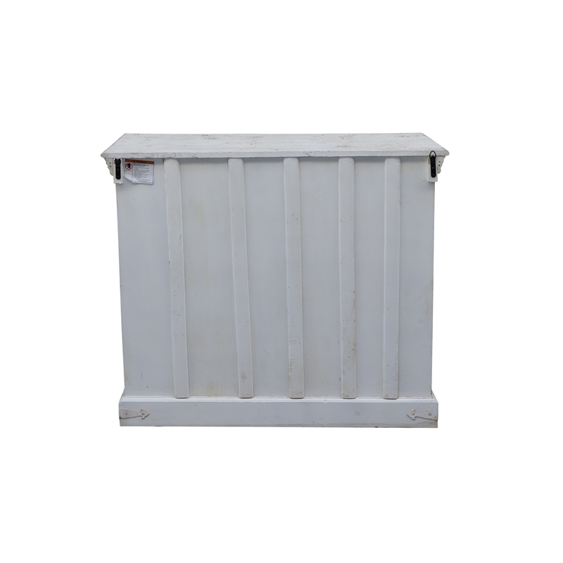 Taran Designs 2-door Solid Wood Sideboard in White