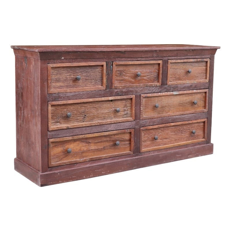 Taran Designs Baker 7-drawer Solid Wood Dresser in Brown