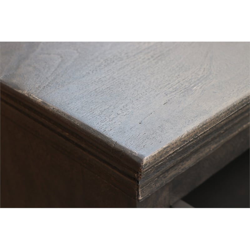 Taran Designs Baker 7-drawer Solid Wood Dresser in Dark Brown