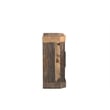 Taran Designs Milton 2-door Solid Wood Accent Cabinet in Dark Brown