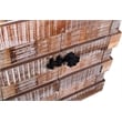 Taran Designs Milton 4-door Solid Wood Sideboard in Dark Brown