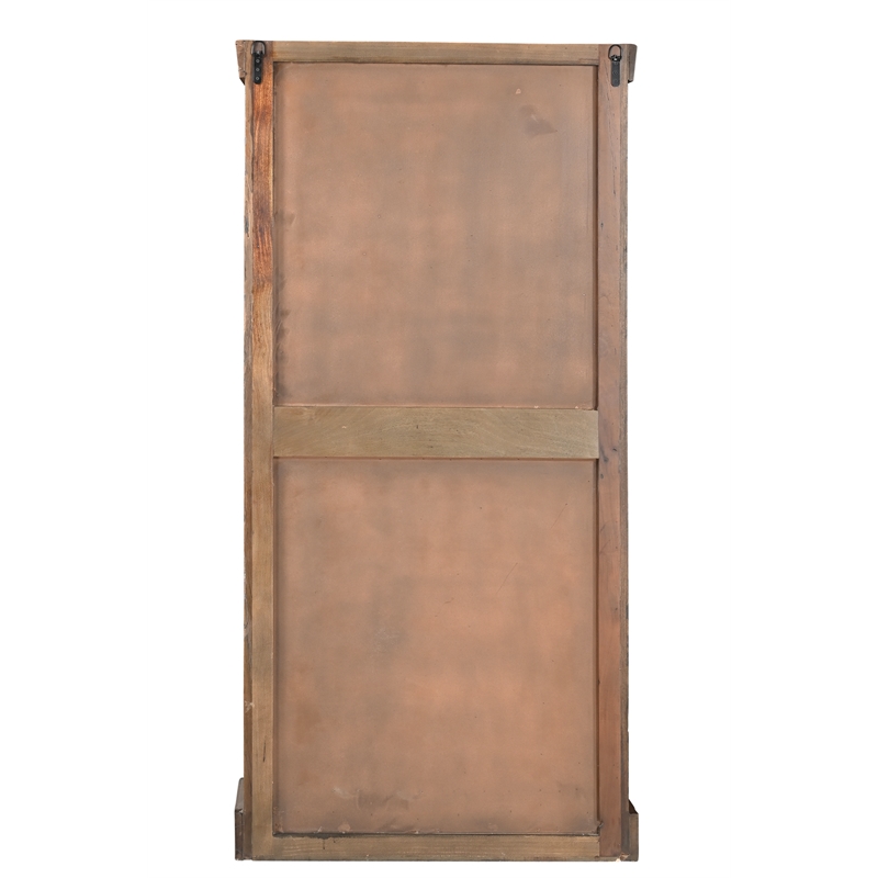 Taran Designs Milton 2-door Solid Wood Bar Cabinet in Dark Brown
