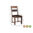 Taran Designs Darcy 7-piece Solid Wood Dining Set in Dark Brown